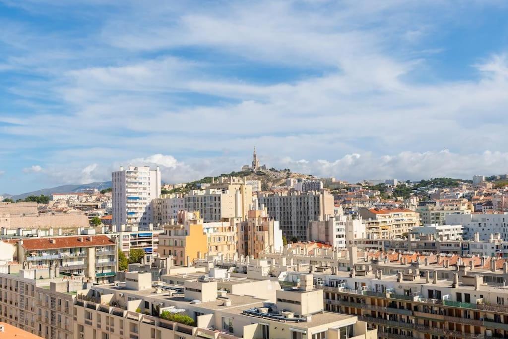 Vue Mer Plage Catalans Vieux Port Clim - 2 Chambres Marseilles Buitenkant foto
