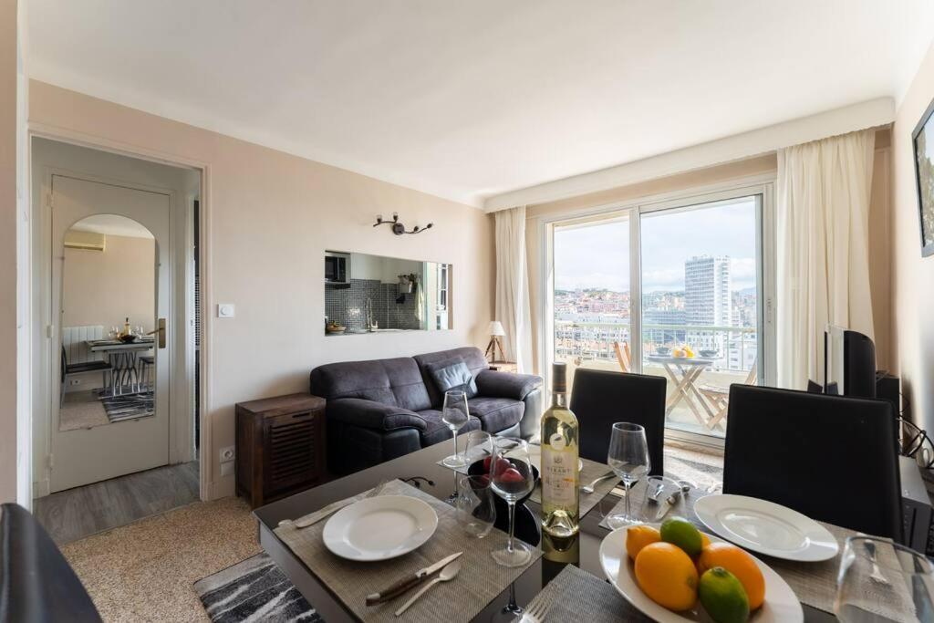 Vue Mer Plage Catalans Vieux Port Clim - 2 Chambres Marseilles Buitenkant foto