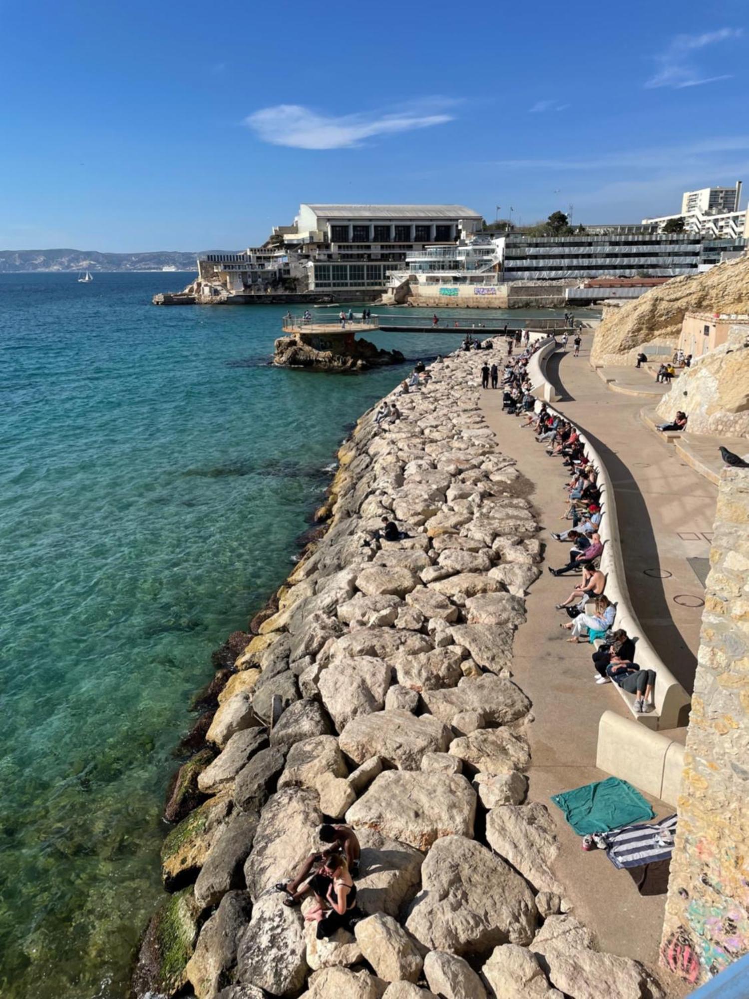 Vue Mer Plage Catalans Vieux Port Clim - 2 Chambres Marseilles Buitenkant foto